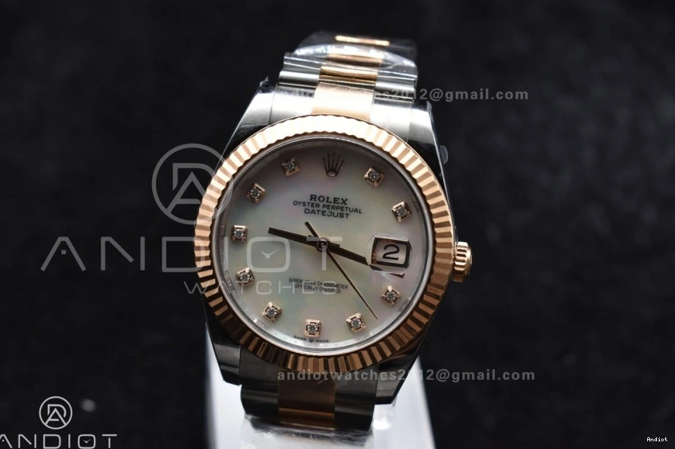 Edition Bracelet VR3235 126331 Diamonds Steel White DateJust 904L Best 41 on Jubilee MOP 1:1 Dial RG Clean 1121